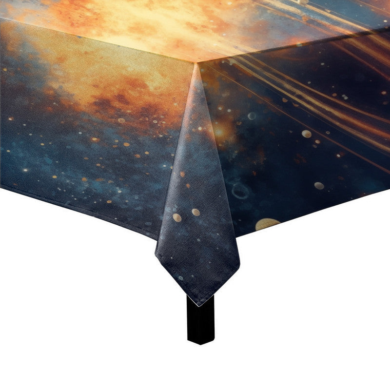 Exploding Sun in Space Square Tablecloth