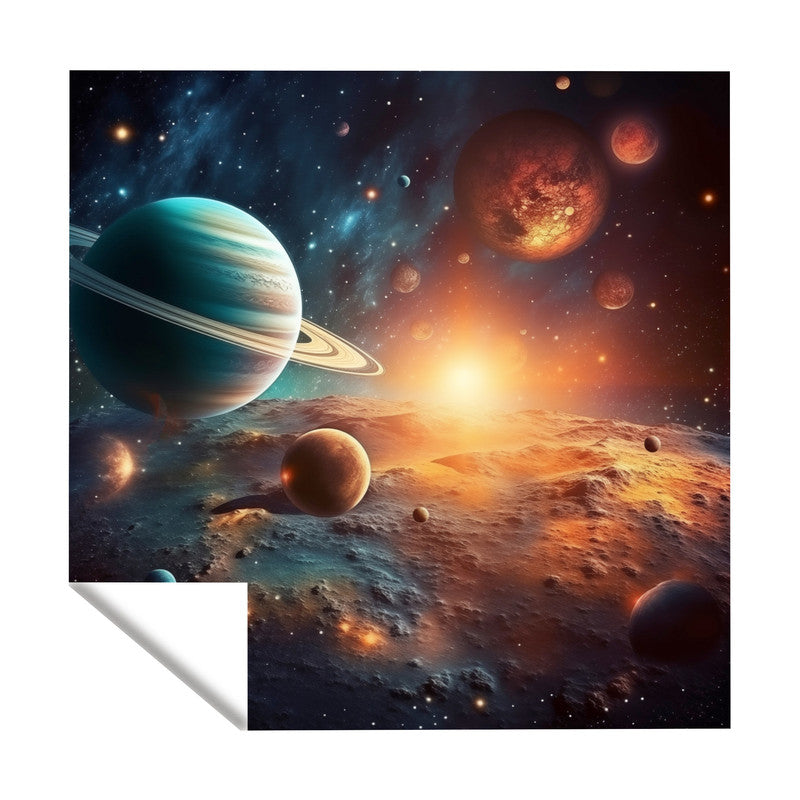 Bright Lights in Space Square Tablecloth