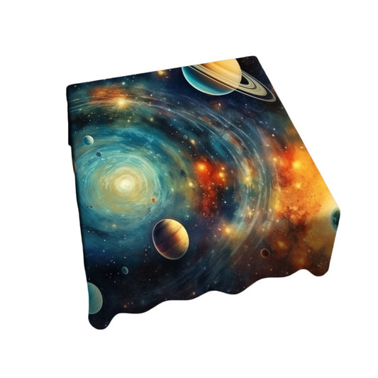 Colourful Space Square Tablecloth