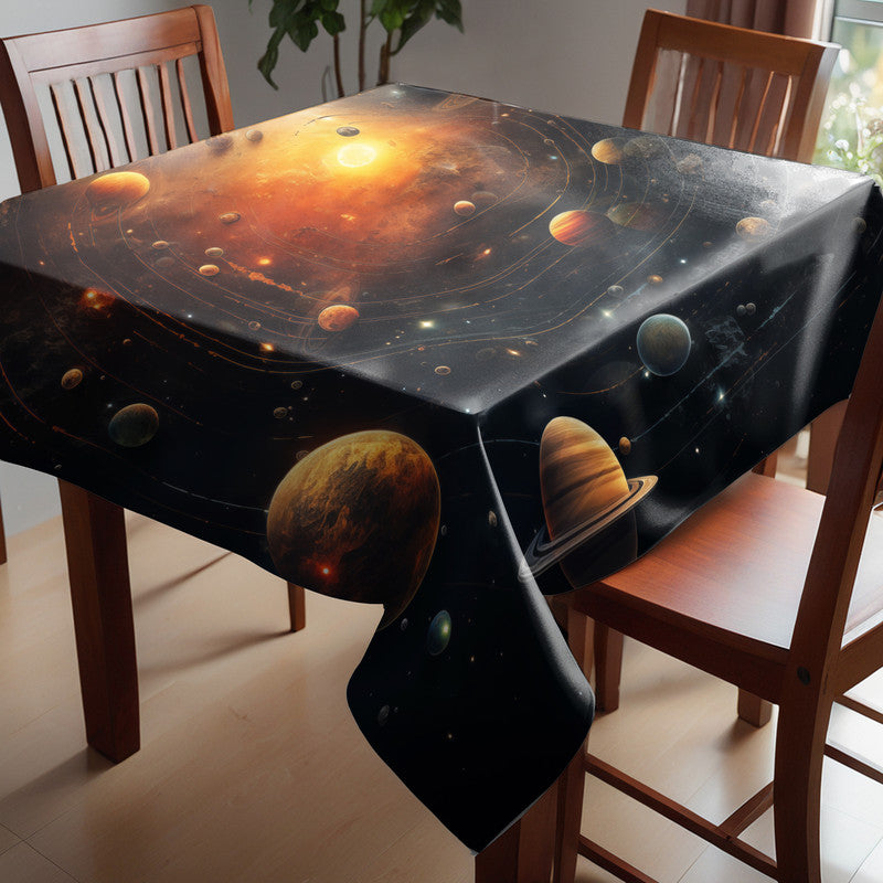 Bright Space Square Tablecloth