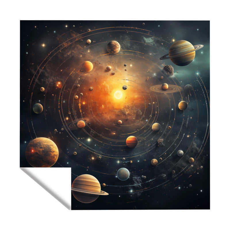 Bright Space Square Tablecloth