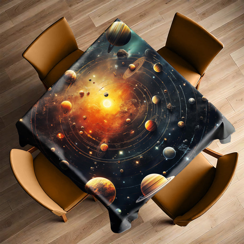 Bright Space Square Tablecloth
