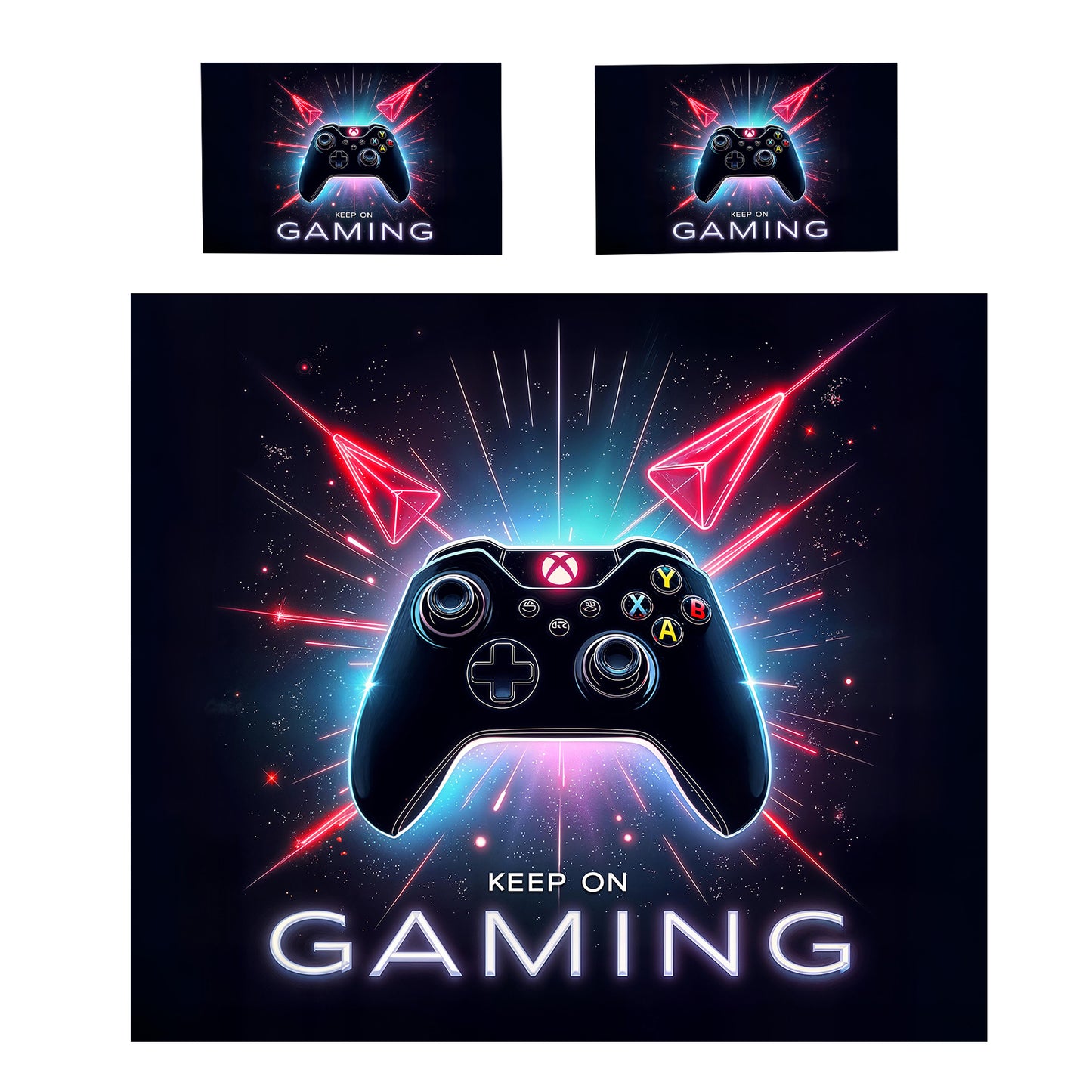 Space Gaming Duvet Cover Set