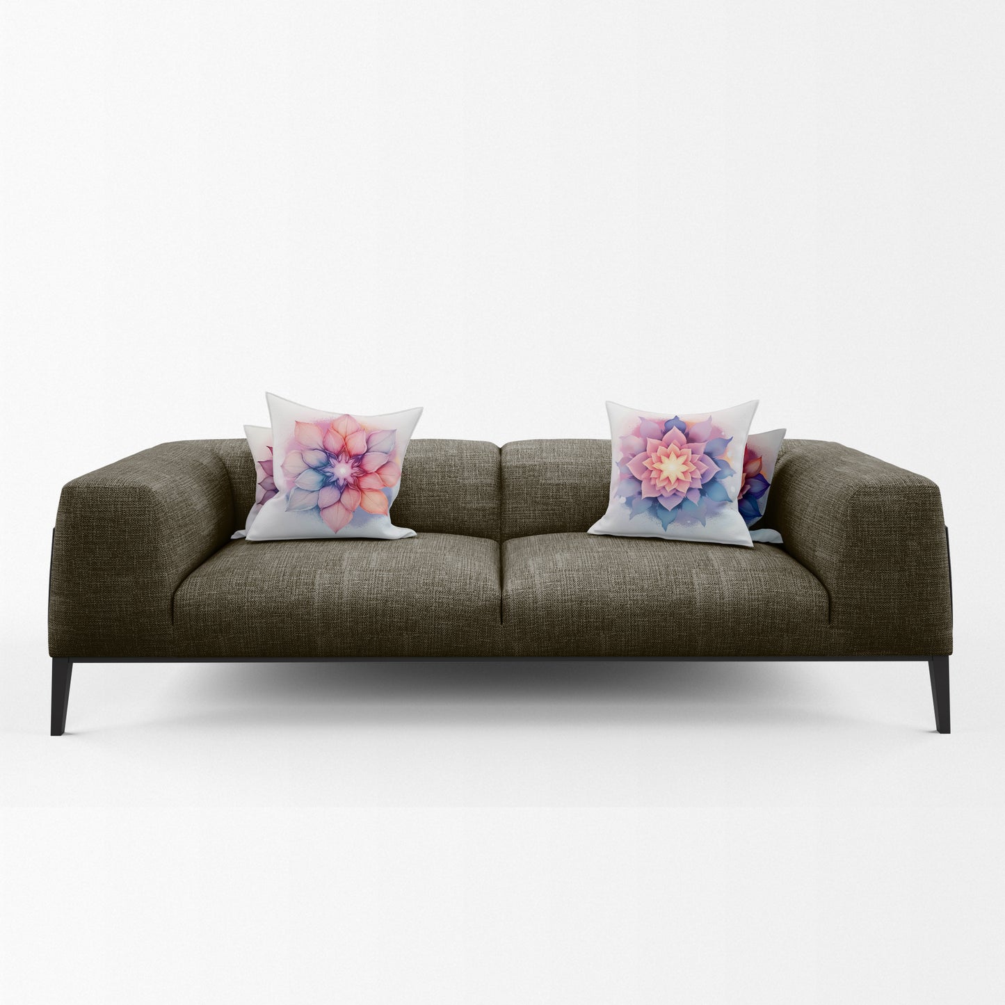 Spatial Bohemian Mandala Luxury Scatter Covers (Set of 4)