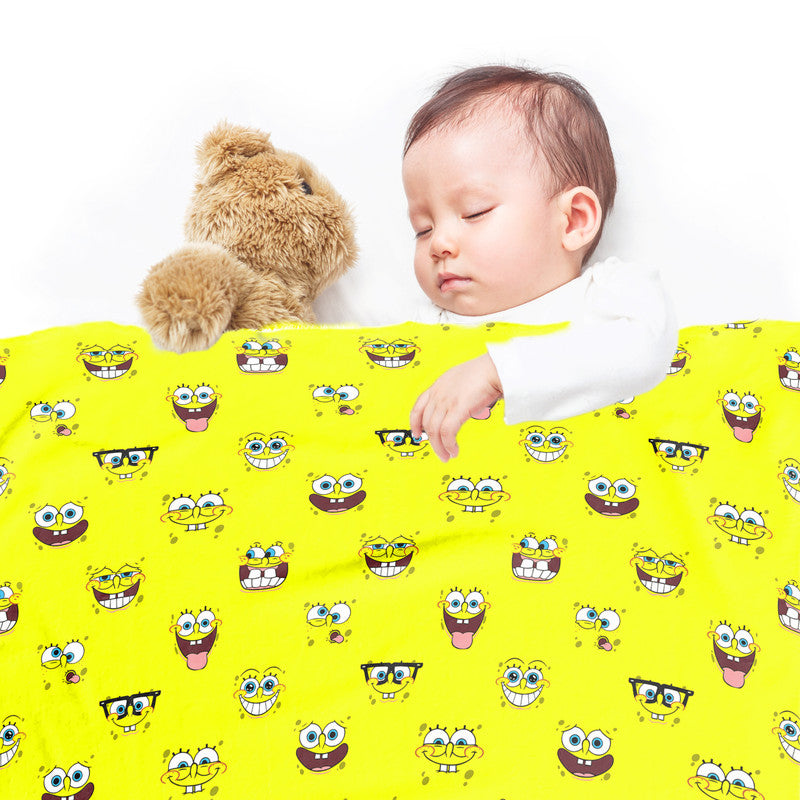 SpongeBob Smiley Minky Blanket