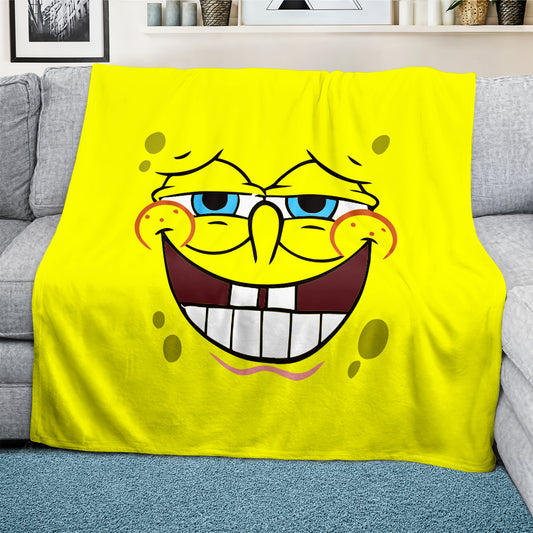 SpongeBob Light Weight Fleece Blanket