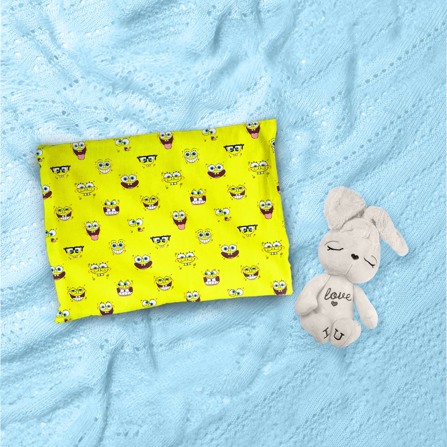 Sponge Bob Smiley Cot Set