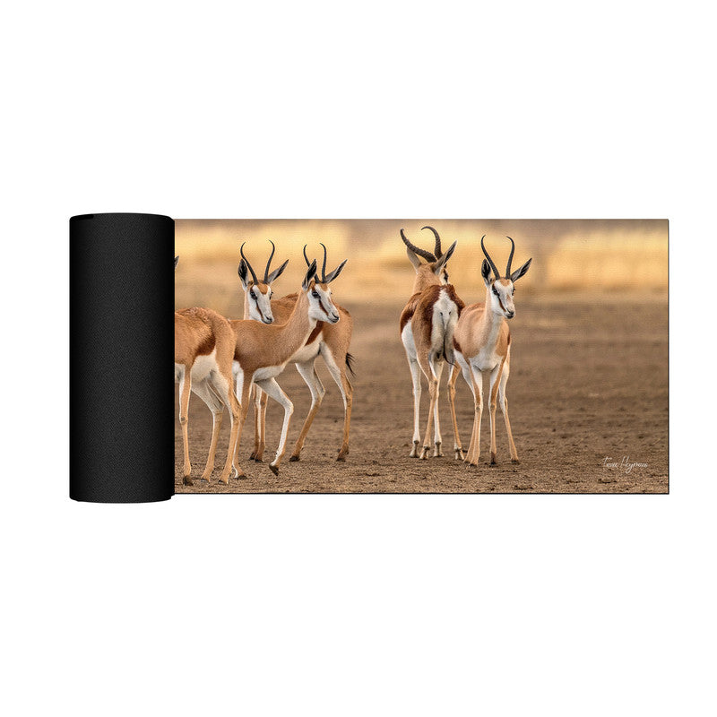 Springbok Gathering Large Desk Pad By Fanie Heymans