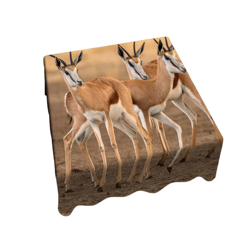 Springbok Gathering Square Tablecloth By Fanie Heymans