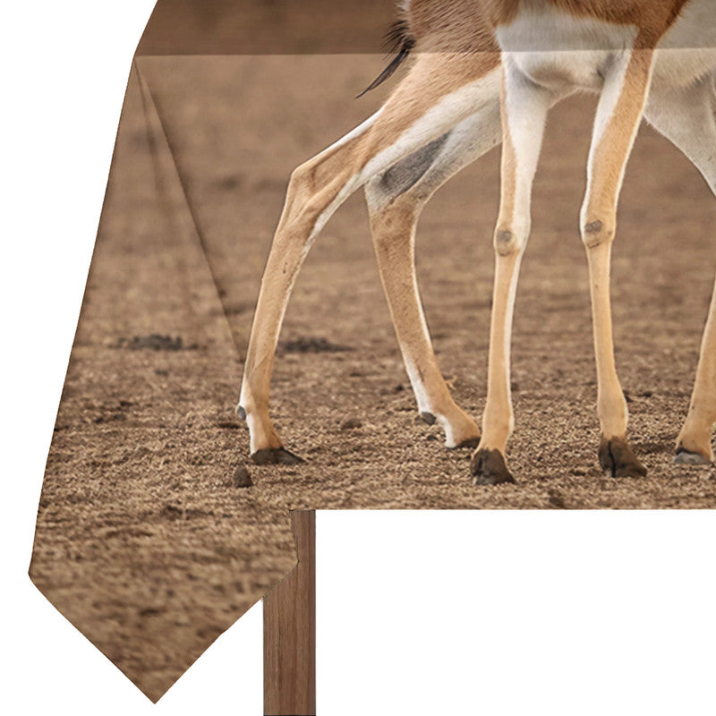 Springbok Gathering By Fanie Heymans Rectangle Tablecloth