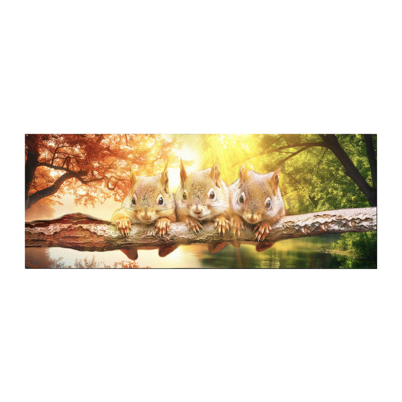 Squirrel Seasons Large Desk Pad