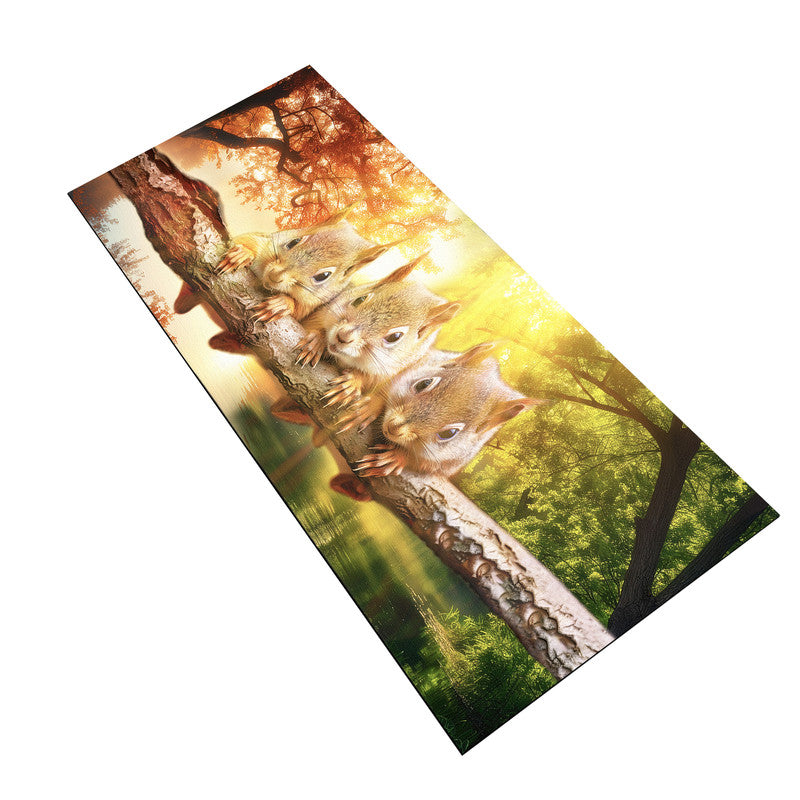 Squirrel Seasons Large Desk Pad