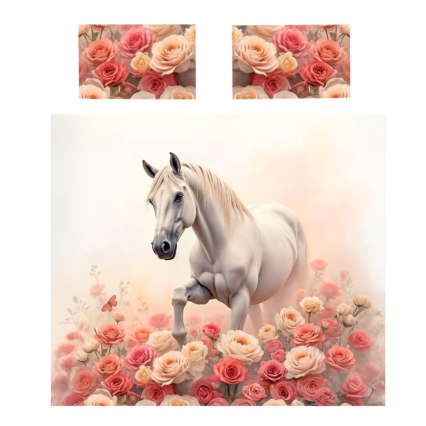 Stallion Roseland Rider Duvet Cover Set