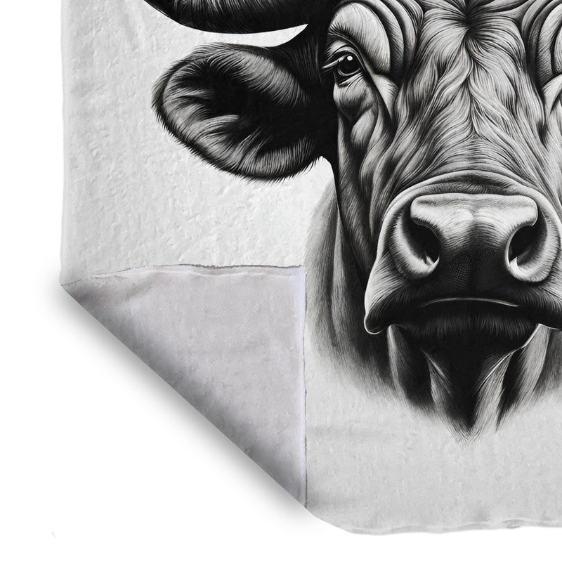 Stalwart Spirit Buffalo Light Weight Fleece Blanket by Nathan Pieterse