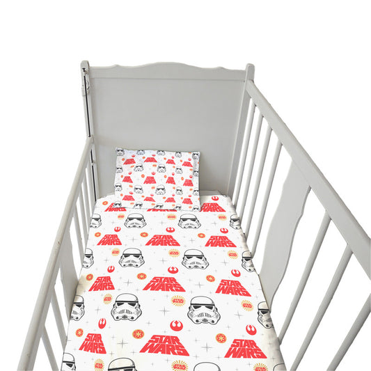 Star Wars Little Trooper White Cot Set