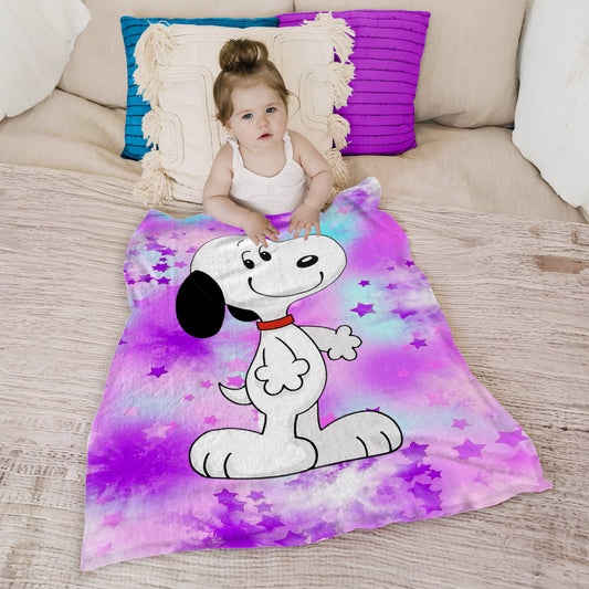 Star Studded Puppy Toddler Fleece Blanket