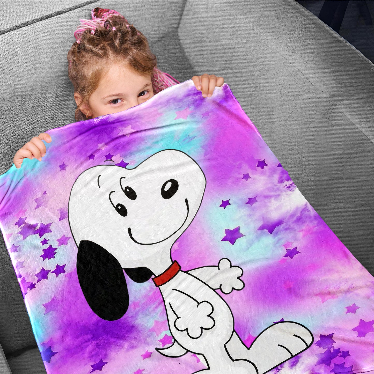 Star Studded Puppy Toddler Fleece Blanket