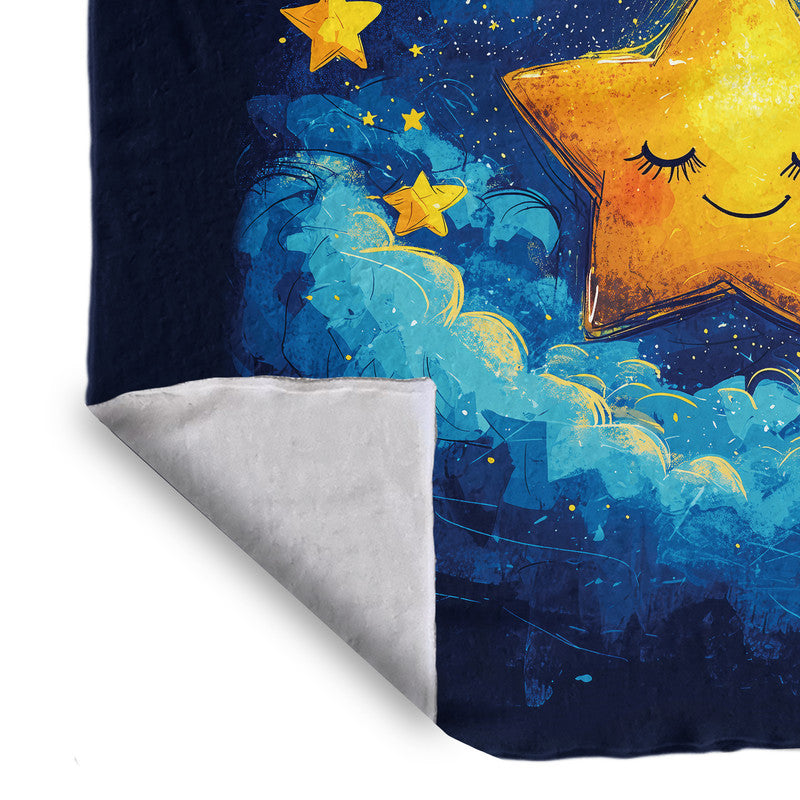 Starry Night Light Weight Fleece Blanket by Wikus Schalkwyk