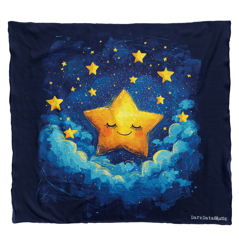 Starry Night Light Weight Fleece Blanket by Wikus Schalkwyk