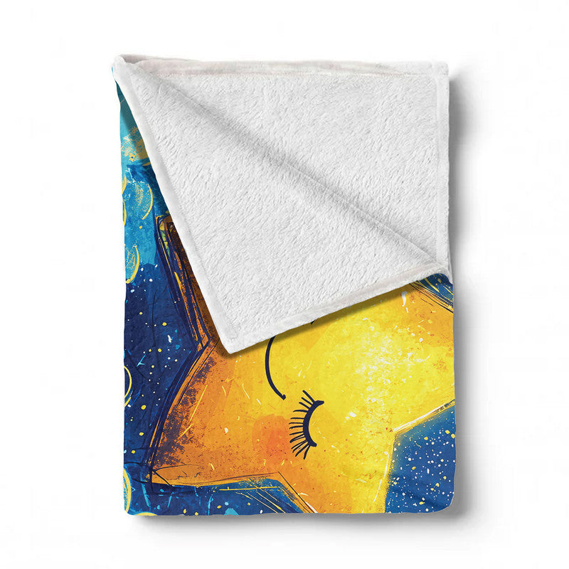 Starry Night Light Weight Fleece Blanket by Wikus Schalkwyk