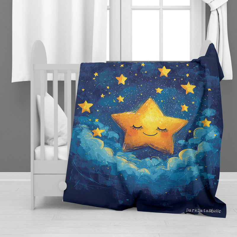 Starry Night Minky Blanket by Wikus Schalkwyk