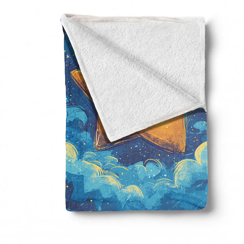 Starry Night Minky Blanket by Wikus Schalkwyk
