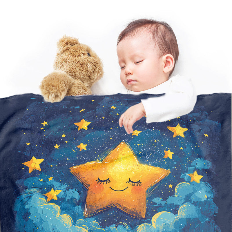 Starry Night Minky Blanket by Wikus Schalkwyk