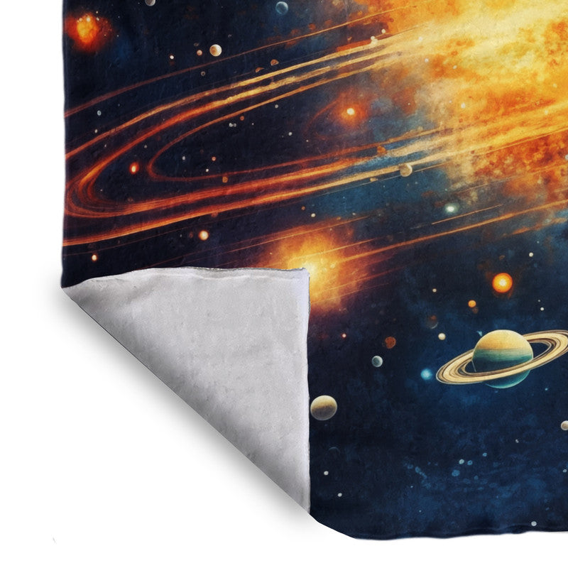 Starry Sky Zooming Light Weight Fleece Blanket