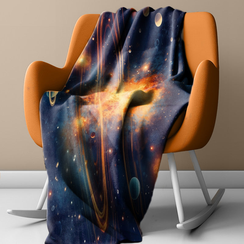 Starry Sky Zooming Light Weight Fleece Blanket