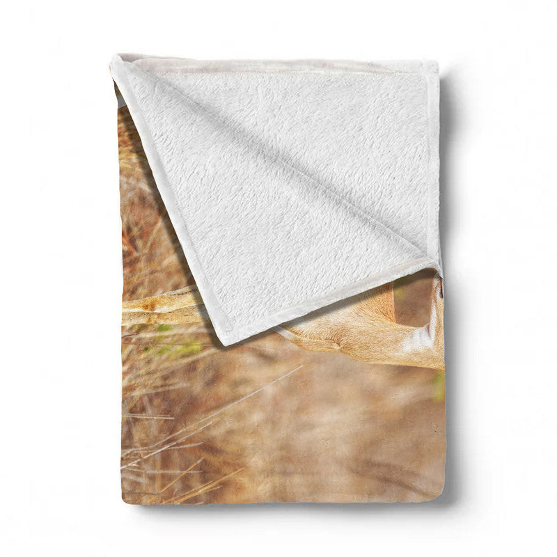 Steen Bok Light Weight Fleece Blanket by Fanie Heymans