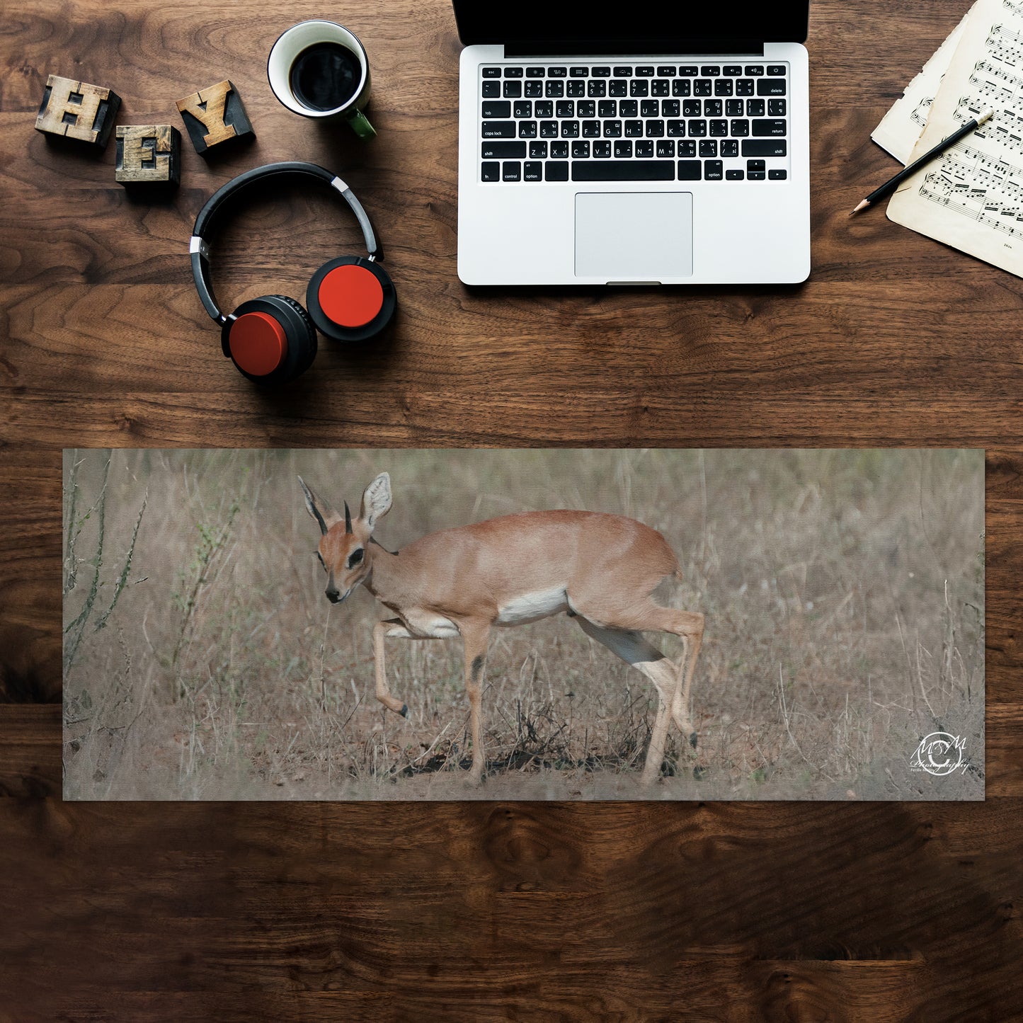 Steenbokkie Desk Pad by Ferdie Muller