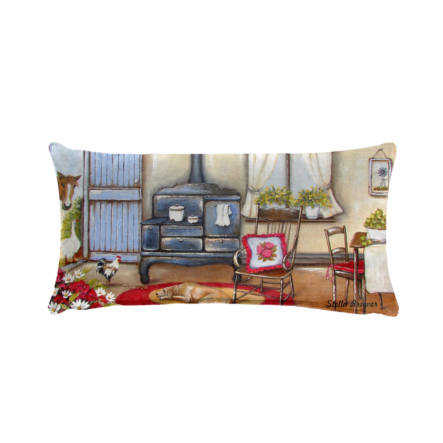 Home On The Range By Stella Bruwer Oblong Luxury Scatter