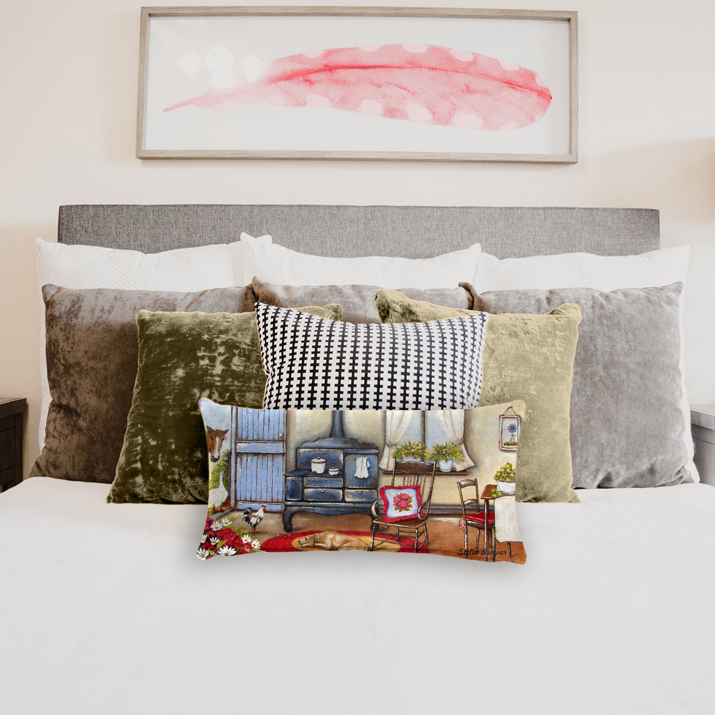 Home On The Range By Stella Bruwer Oblong Luxury Scatter