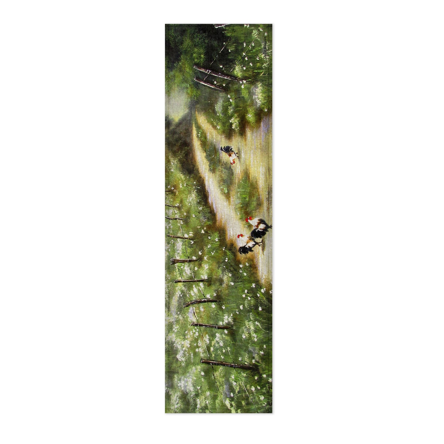 Roaming Chickens By Stella Bruwer 160cm Table Runner