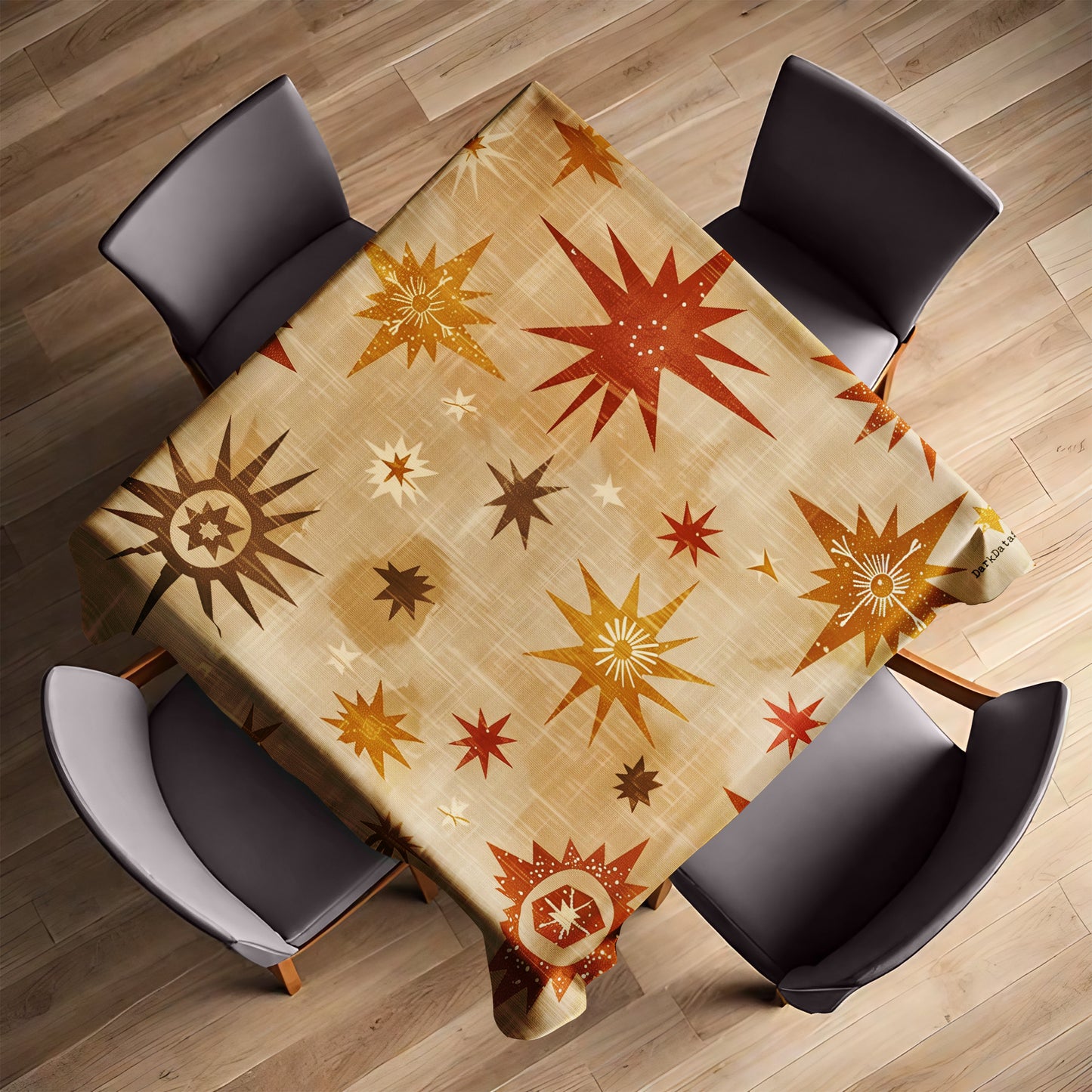 Stellar Echoes Square Tablecloth by Wikus Schalkwyk