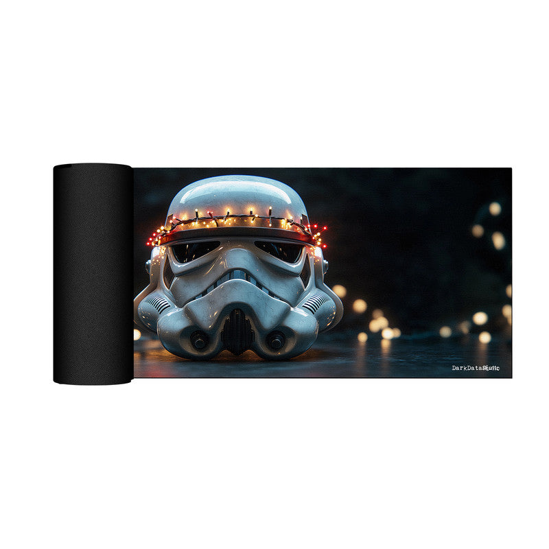 Stormy Christmas Large Desk Pad by Wikus Schalkwyk