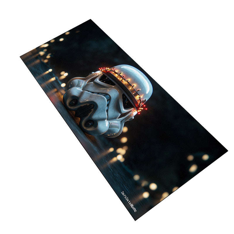 Stormy Christmas Large Desk Pad by Wikus Schalkwyk
