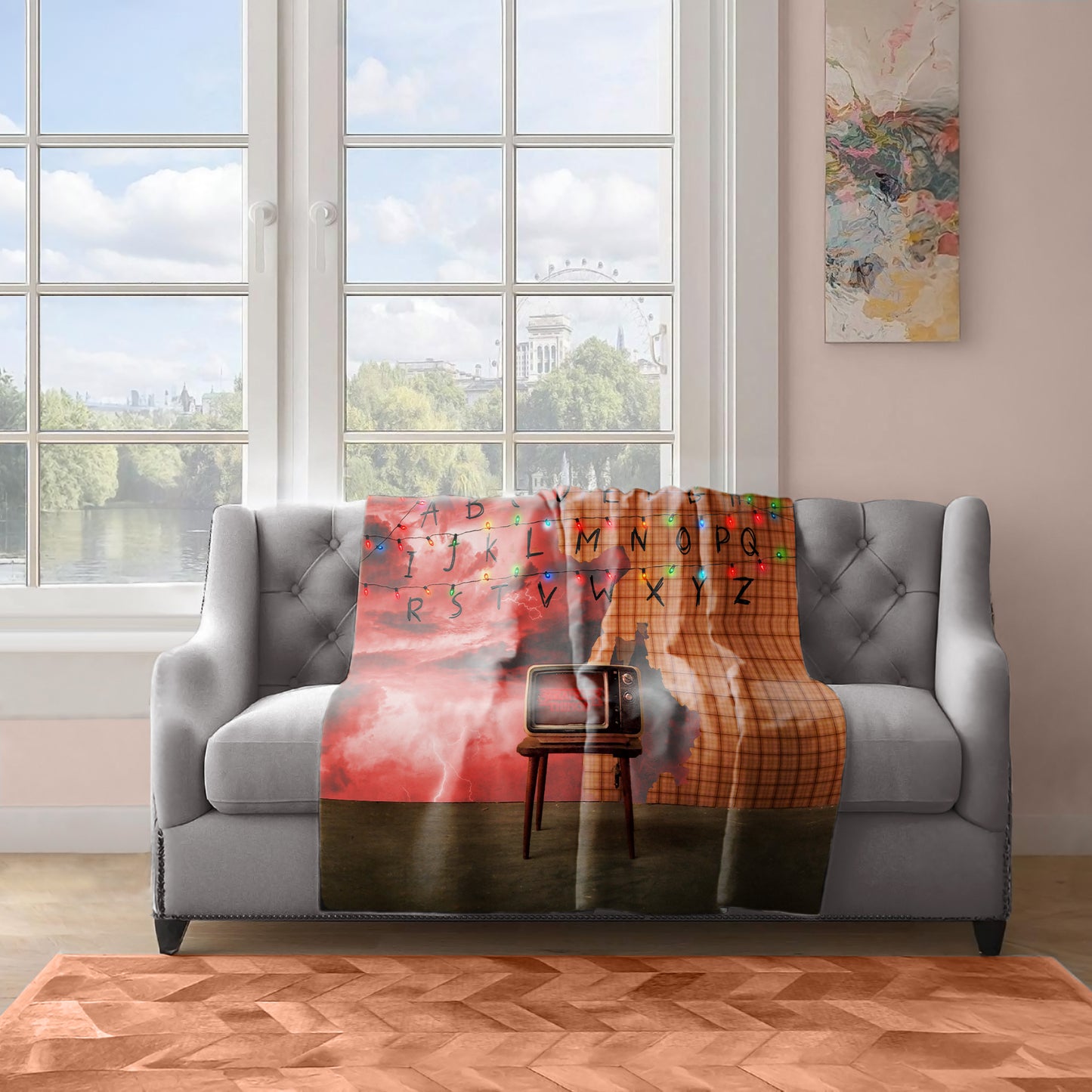 Stranger Things - Light Weight Fleece Blanket
