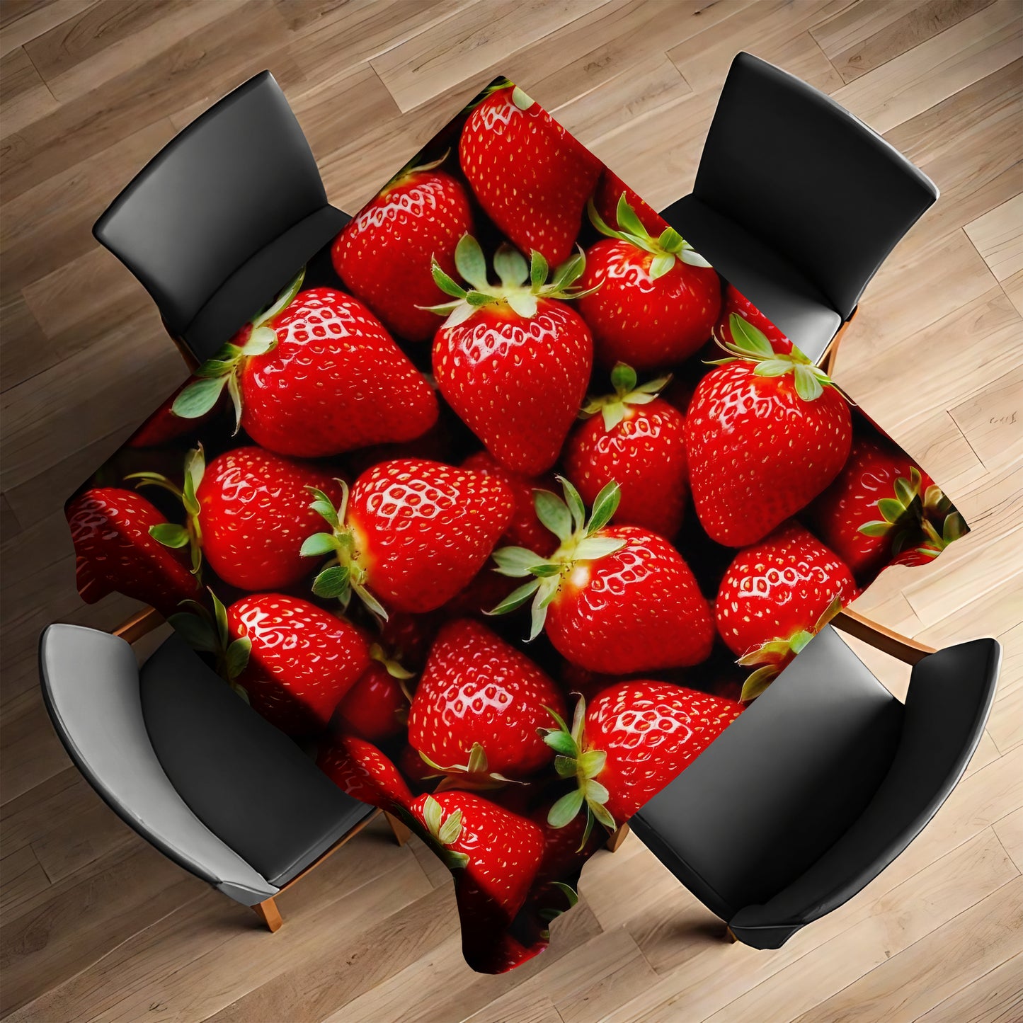 Strawberry Square Tablecloth