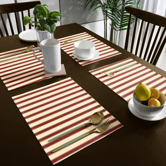 Stripes for Christmas Placemats