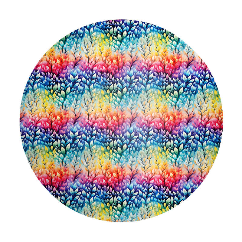 Strong Rainbow Colours Round Tablecloth
