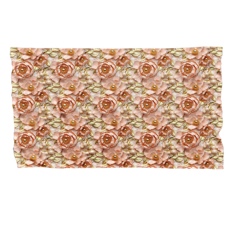 Subtle Peach Light Bed Throw