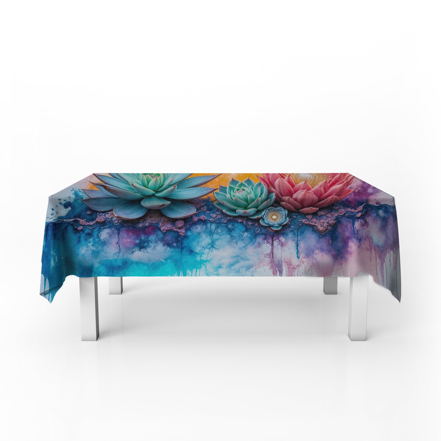 Succulent & Protea Radiance Rectangle Tablecloth