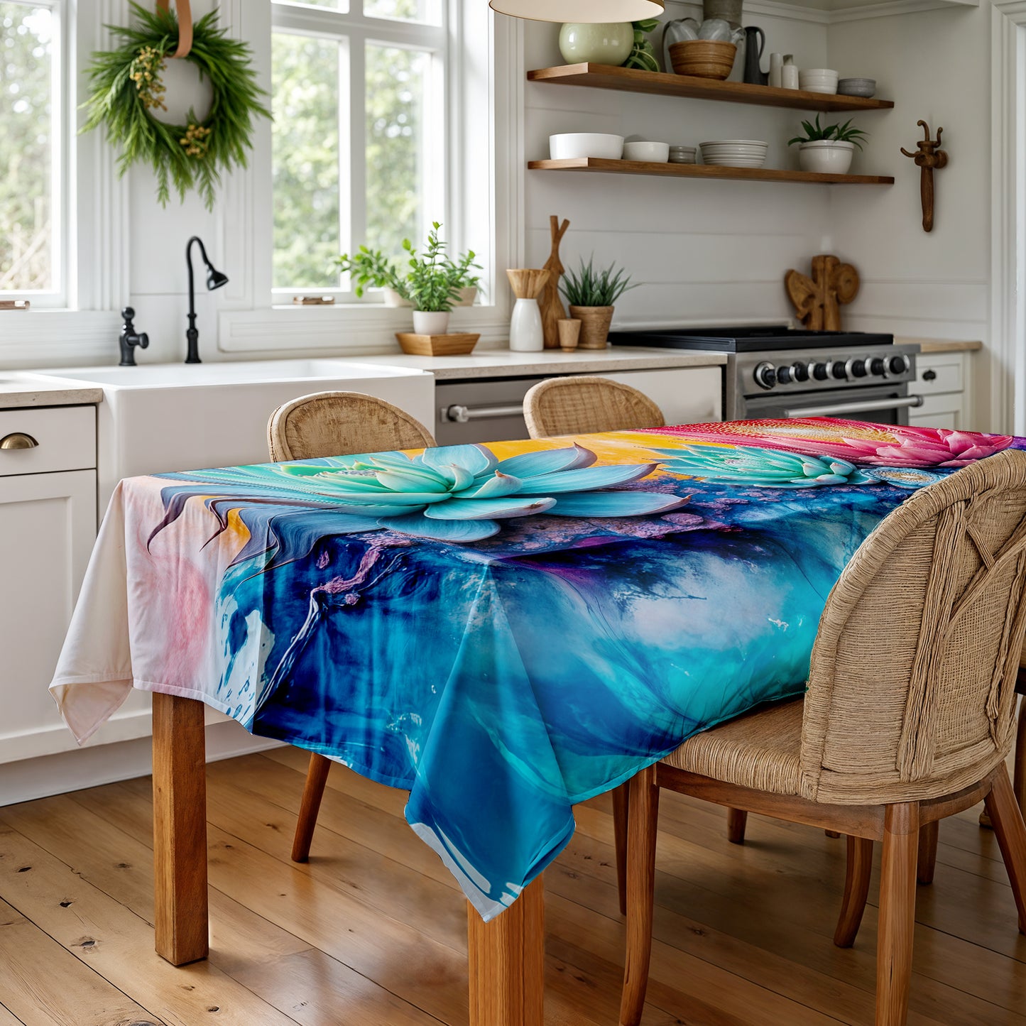 Succulent & Protea Radiance Rectangle Tablecloth
