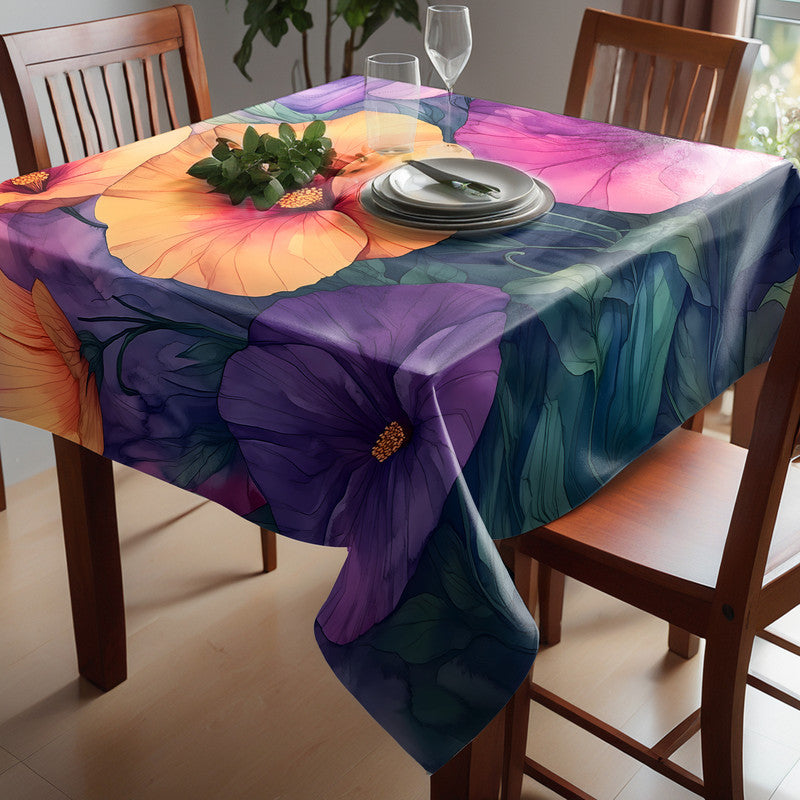 Summer Flowers Square Tablecloth by Wikus Schalkwyk