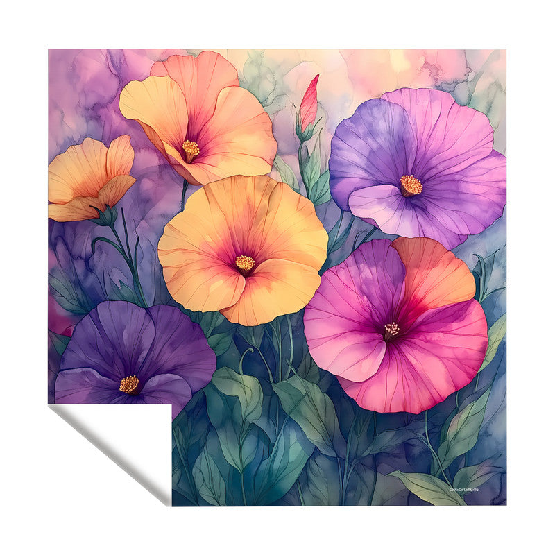 Summer Flowers Square Tablecloth by Wikus Schalkwyk