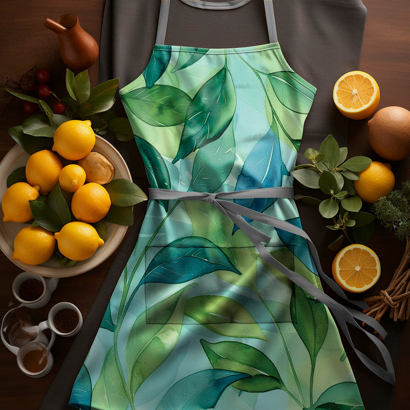 Summer Rain Medium Length Apron