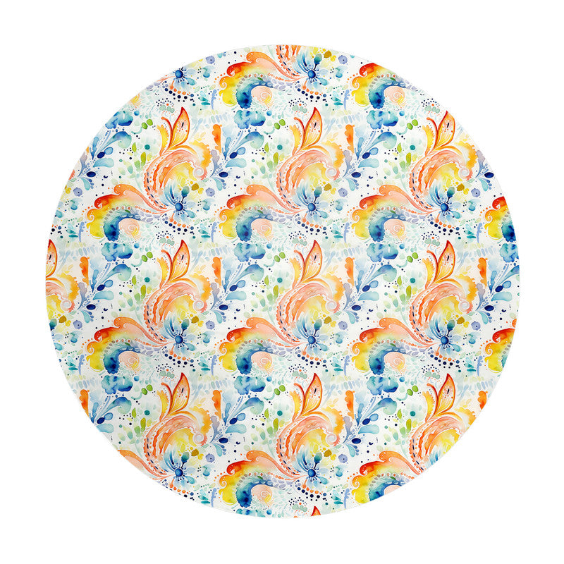 Summer Splash Round Tablecloth