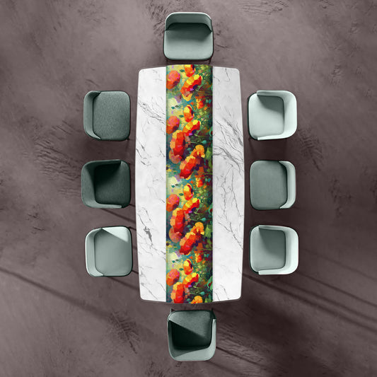 Summer Poppies Table Runner