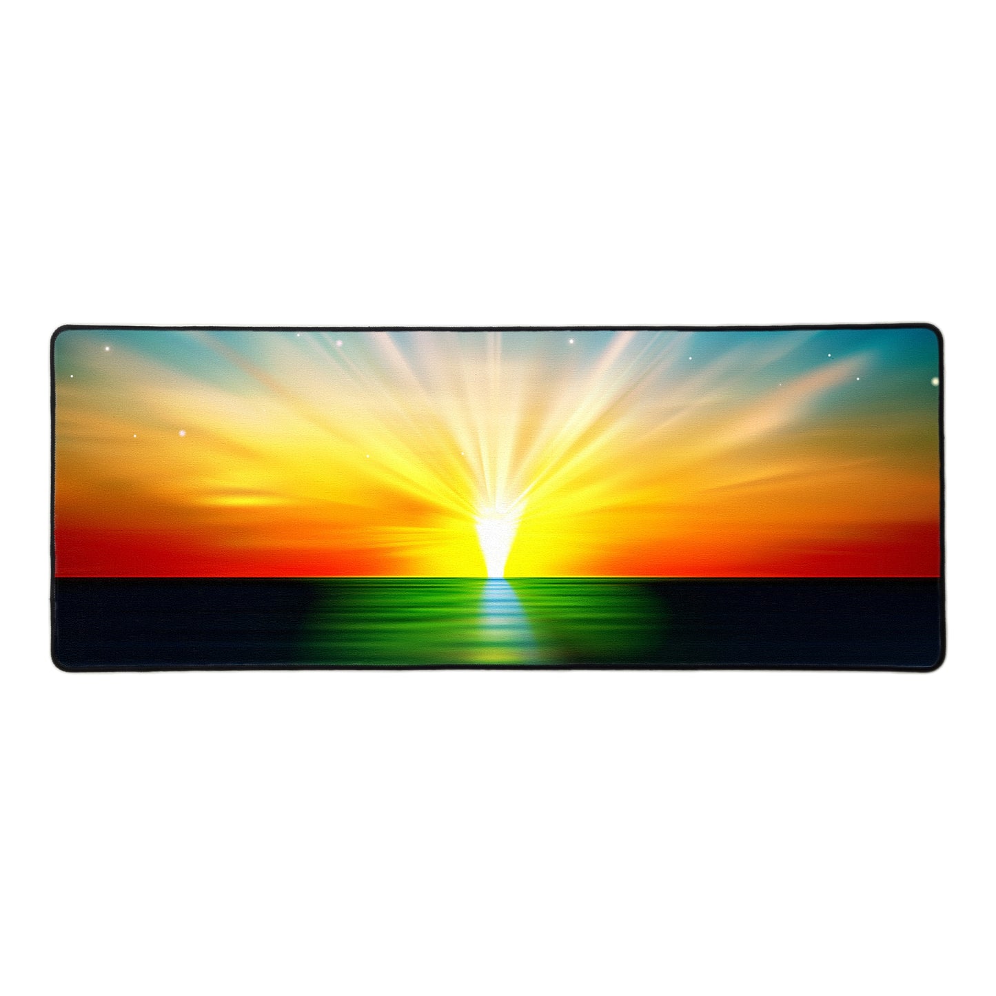 Sun Lit Horizon Large Desk Pad
